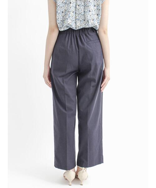 Te chichi（テチチ）の「麻混キャンバスワイドパンツ（その他パンツ・レディース・ネイビー/ベージュ/グリーン・MEDIUM/SMALL）」の12枚目の写真