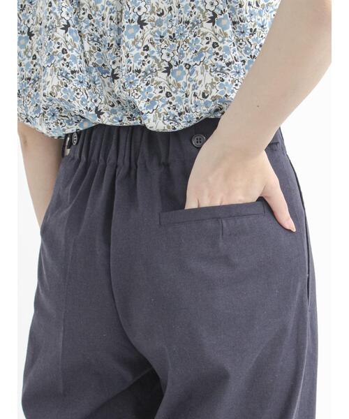 Te chichi（テチチ）の「麻混キャンバスワイドパンツ（その他パンツ・レディース・ネイビー/ベージュ/グリーン・MEDIUM/SMALL）」の13枚目の写真