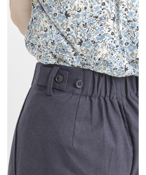 Te chichi（テチチ）の「麻混キャンバスワイドパンツ（その他パンツ・レディース・ネイビー/ベージュ/グリーン・MEDIUM/SMALL）」の14枚目の写真