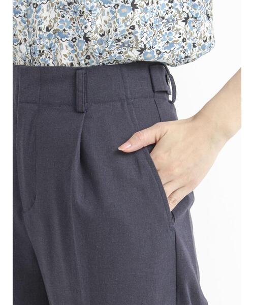 Te chichi（テチチ）の「麻混キャンバスワイドパンツ（その他パンツ・レディース・ネイビー/ベージュ/グリーン・MEDIUM/SMALL）」の15枚目の写真