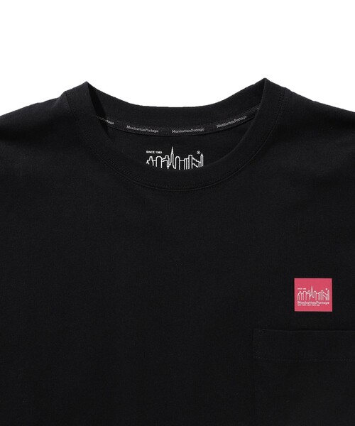 Manhattan Portage（マンハッタンポーテージ）の「Manhattan Portage / Long Sleeve Logo Print T-Shirt（Tシャツ/カットソー・メンズ・ホワイト/ブラック/ミント・SMALL/MEDIUM/LARGE）」の9枚目の写真