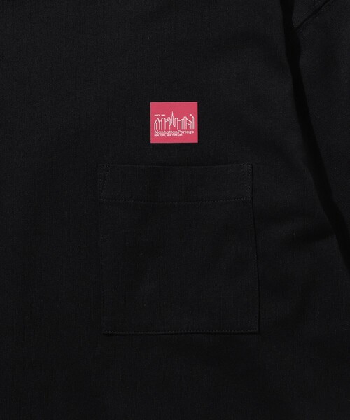 Manhattan Portage（マンハッタンポーテージ）の「Manhattan Portage / Long Sleeve Logo Print T-Shirt（Tシャツ/カットソー・メンズ・ホワイト/ブラック/ミント・SMALL/MEDIUM/LARGE）」の10枚目の写真