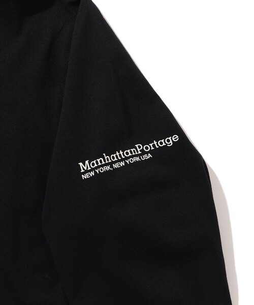 Manhattan Portage（マンハッタンポーテージ）の「Manhattan Portage / Long Sleeve Logo Print T-Shirt（Tシャツ/カットソー・メンズ・ホワイト/ブラック/ミント・SMALL/MEDIUM/LARGE）」の12枚目の写真