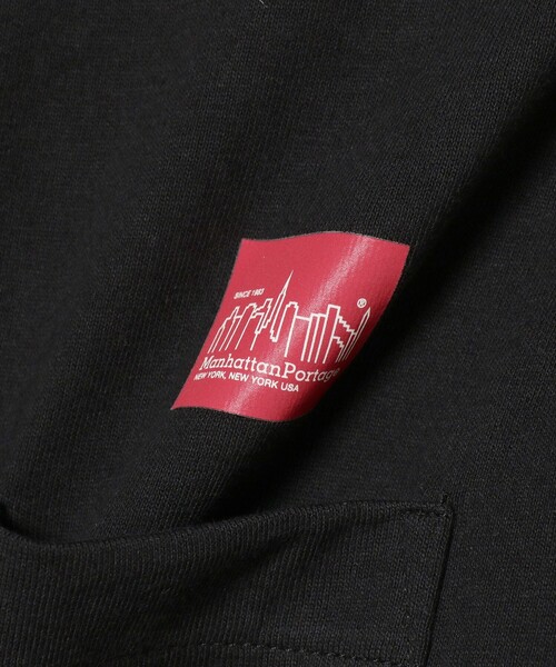 Manhattan Portage（マンハッタンポーテージ）の「Manhattan Portage / Long Sleeve Logo Print T-Shirt（Tシャツ/カットソー・メンズ・ホワイト/ブラック/ミント・SMALL/MEDIUM/LARGE）」の22枚目の写真