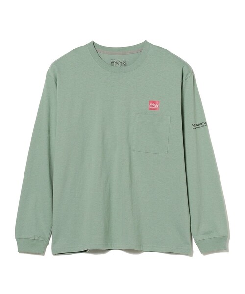 Manhattan Portage（マンハッタンポーテージ）の「Manhattan Portage / Long Sleeve Logo Print T-Shirt（Tシャツ/カットソー・メンズ・ホワイト/ブラック/ミント・SMALL/MEDIUM/LARGE）」の20枚目の写真