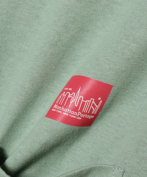 Manhattan Portage（マンハッタンポーテージ）の「Manhattan Portage / Long Sleeve Logo Print T-Shirt（Tシャツ/カットソー・メンズ・ホワイト/ブラック/ミント・SMALL/MEDIUM/LARGE）」の16枚目の写真