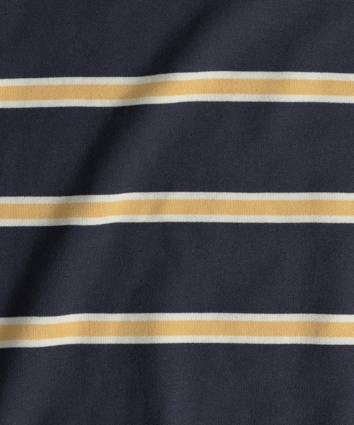 MUHET（ミュエータ）の「ボーダーポロスウェット（スウェット・レディース・ブラック/ネイビー/カーキ/ブルー・MEDIUM/X-LARGE）」の21枚目の写真