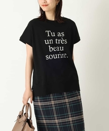 a.v.v（アーヴェヴェ）の「カレッジロゴトップス（Tシャツ/カットソー）」