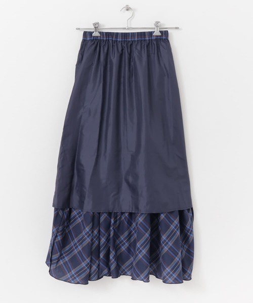 SENSE OF PLACE by URBAN RESEARCH(センスオブプレイスバイアーバンリサーチ)の「チェックキリカエプリーツスカート(スカート・レディース・ブラウン系その他/ブルー系その他・ONE)」の17枚目の写真
