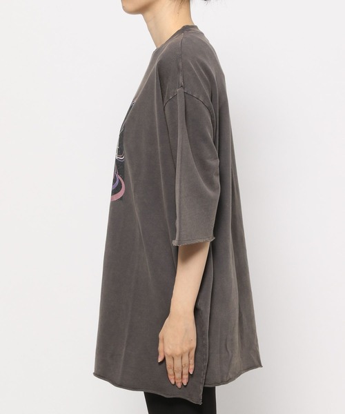 PAGEBOY（ページボーイ）の「スペースロックBIGプルオーバー（Tシャツ/カットソー・レディース・チャコールグレー/オフホワイト/ピンク系その他・FREE）」の14枚目の写真