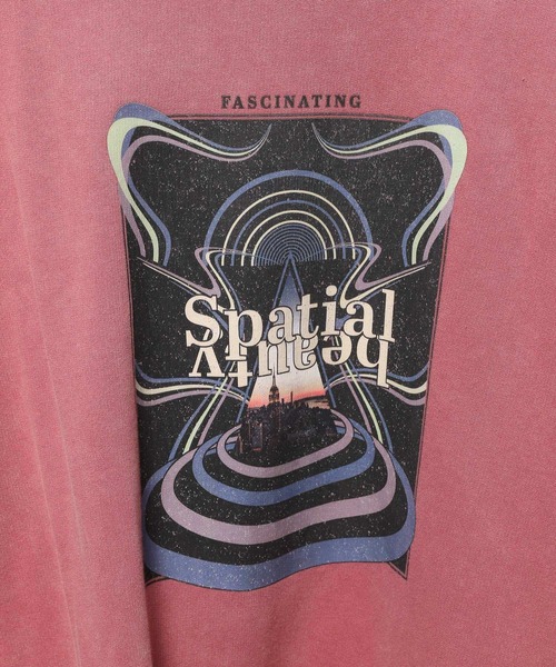 PAGEBOY（ページボーイ）の「スペースロックBIGプルオーバー（Tシャツ/カットソー・レディース・チャコールグレー/オフホワイト/ピンク系その他・FREE）」の22枚目の写真