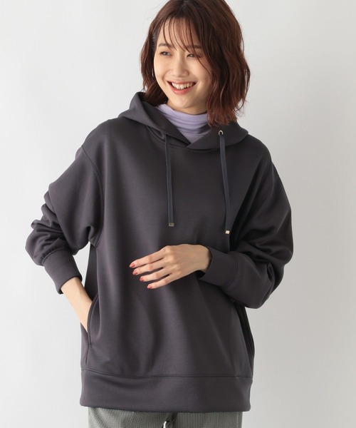 GLOBAL WORK（グローバルワーク）の「ライトクッションパーカー/281755（パーカー・レディース・アイボリー/スミクロ/グレイッシュベージュ/ライトイエロー/ピンク・MEDIUM/LARGE）」の19枚目の写真