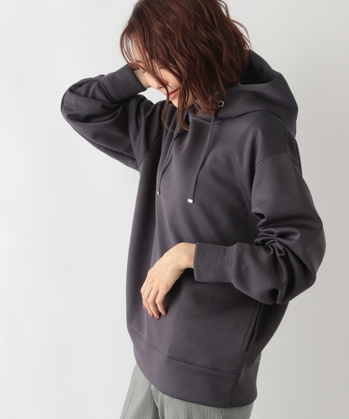 GLOBAL WORK（グローバルワーク）の「ライトクッションパーカー/281755（パーカー・レディース・アイボリー/スミクロ/グレイッシュベージュ/ライトイエロー/ピンク・MEDIUM/LARGE）」の8枚目の写真