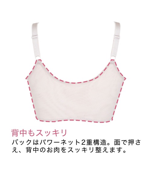 BRADELIS NEWYORK（ブラデリスニューヨーク）の「Plushハートカップブラ22A1 ブラデリス ブラレット（ブラジャー・レディース・ベージュ系その他/ブルー/ピンク系その他・L/S/LL/M/3L）」の16枚目の写真