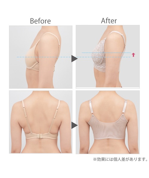 BRADELIS NEWYORK（ブラデリスニューヨーク）の「Plushハートカップブラ22A1 ブラデリス ブラレット（ブラジャー・レディース・ベージュ系その他/ブルー/ピンク系その他・L/S/LL/M/3L）」の19枚目の写真