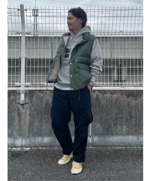 CAMP7(キャンプセブン)の「【CAMP7】レトロダウンベスト(ベスト・メンズ・グリーン/ネイビー・M/L/XL)」の17枚目の写真