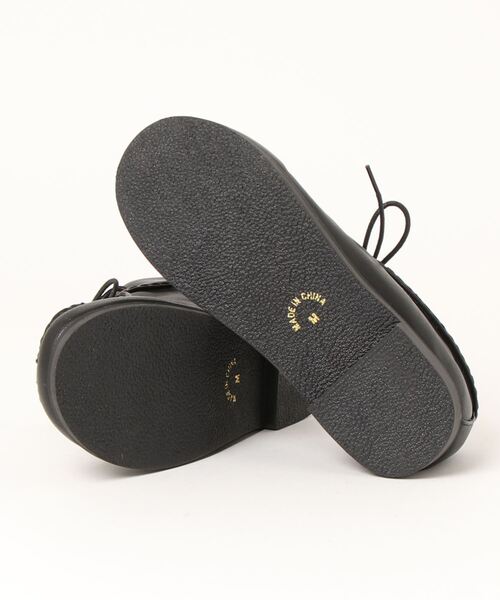 Samansa Mos2（サマンサ モスモス）の「オブリークモカシューズ（その他シューズ・レディース・ブラック/ブラウン・MEDIUM/LARGE）」の4枚目の写真