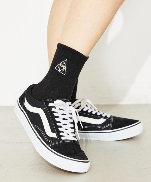 X Girl Huf 1 4 Socks ソックス 靴下 X Girl エックスガール のファッション通販 Zozotown