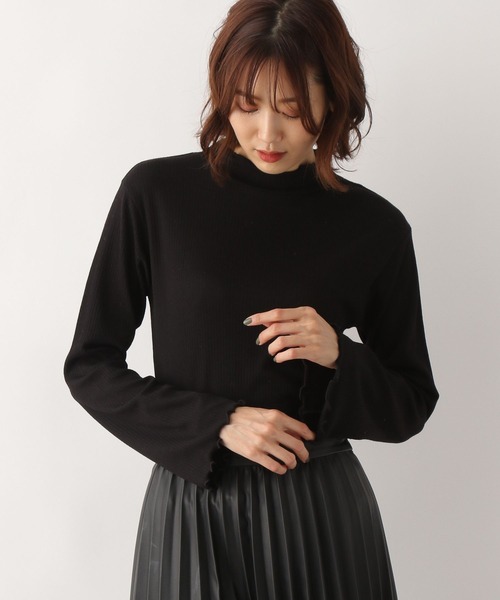 GLOBAL WORK(グローバルワーク)の「Beauteeメローストライプ/123321(Tシャツ/カットソー・レディース・ブラック/グリーン/ピンク・MEDIUM/LARGE)」の1枚目の写真