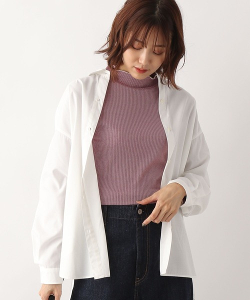 GLOBAL WORK(グローバルワーク)の「Beauteeメローストライプ/123321(Tシャツ/カットソー・レディース・ブラック/グリーン/ピンク・MEDIUM/LARGE)」の6枚目の写真