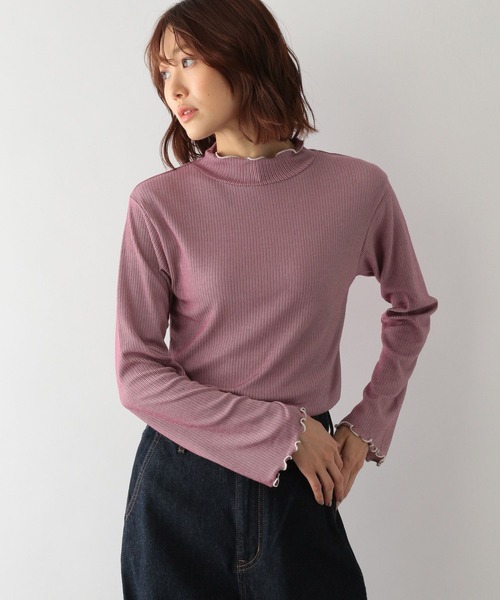 GLOBAL WORK(グローバルワーク)の「Beauteeメローストライプ/123321(Tシャツ/カットソー・レディース・ブラック/グリーン/ピンク・MEDIUM/LARGE)」の7枚目の写真