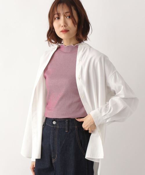 GLOBAL WORK(グローバルワーク)の「Beauteeメローストライプ/123321(Tシャツ/カットソー・レディース・ブラック/グリーン/ピンク・MEDIUM/LARGE)」の5枚目の写真