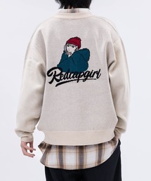 Red Cap Girl（レッドキャプガール）の「【a-r】〔RedCapGirl/レッドキャップガール〕ジャガードイラスト カーディガン（カーディガン/ボレロ・メンズ）」