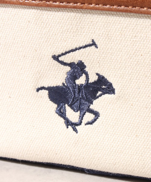 BEVERLY HILLS POLO CLUB（ビバリーヒルズポロクラブ）の「【BEVERLY HILLS POLO CLUB/ビバリーヒルズポロクラブ】ワンポイント キャンバスショルダーバッグ（ショルダーバッグ・レディース・ネイビー/ベージュ系その他3/ベージュ系その他/ベージュ系その他2/ブラック/ネイビー系1/グレー・FREE）」の21枚目の写真