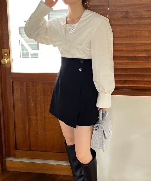 one after another NICE CLAUP（ワンアフターアナザーナイスクラップ）の「【オリジナルロゴチャーム】クロコミニBAG（ショルダーバッグ・レディース・アイボリー/ダークブラウン/ライトグレー・FREE）」の12枚目の写真