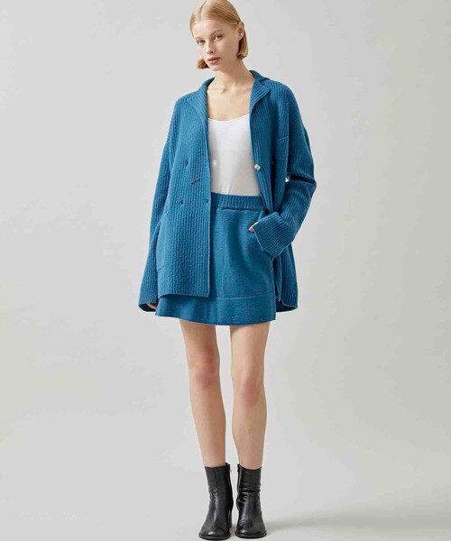 TAN（タン）の「【TAN(タン)】スプリットスカート（スカート・レディース・ダークブルー/ブラック・FREE）」の7枚目の写真