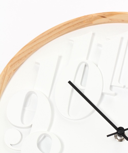 BAYFLOW（ベイフロー）の「【AMPERSAND FACTORY】STDクロック（掛け時計・レディース・ホワイト・0）」の7枚目の写真