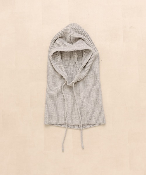 OLIVE des OLIVE(オリーブデオリーブ)の「【WEB限定カラ―あり】リブニットバラクラバ(ニットキャップ/ビーニー・レディース・グレー/アイボリー/ベージュ/ブラウン・FREE)」の5枚目の写真