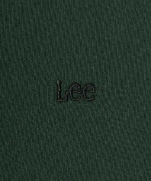 Lee(リー)の「Lee(リー)ワンポイントロゴ刺繍 ハーフジップ 長袖 スウェットトップス/無地 プルオーバートレーナー/メンズ レディース(スウェット・メンズ・ホワイト/ブラック/ダークグリーン/ブルー/オートミール/アッシュグレー・M/L/XL)」の18枚目の写真