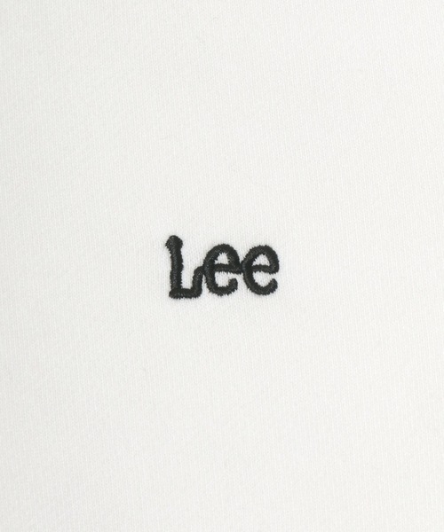 Lee(リー)の「Lee(リー)ワンポイントロゴ刺繍 ハーフジップ 長袖 スウェットトップス/無地 プルオーバートレーナー/メンズ レディース(スウェット・メンズ・ホワイト/ブラック/ダークグリーン/ブルー/オートミール/アッシュグレー・M/L/XL)」の9枚目の写真