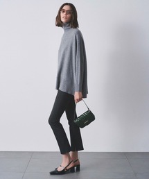 裾スリットスキニーデニムパンツ【ウォッシャブル】