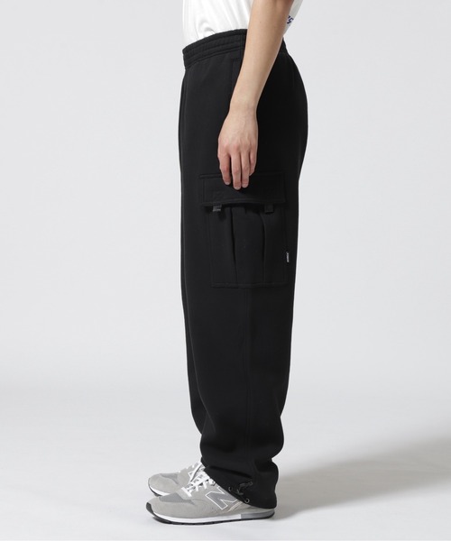 AVIREX（アヴィレックス）の「LOOSE FIT SWEAT CARGO PANTS /ルーズフィット スウェット カーゴ パンツ / AVIREX / アヴィレックス（カーゴパンツ・メンズ・グレー/ブラック・XL/M/L）」の4枚目の写真
