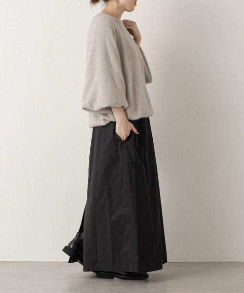 BEARDSLEY（ビアズリー）の「ボリュームスカート：低身長・高身長・2サイズ展開（スカート・レディース・ブラック/カーキ・S/M）」の12枚目の写真