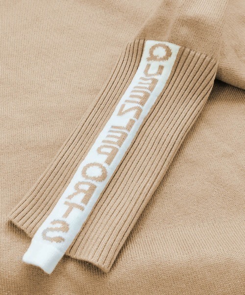 Dalfwin（ダールフィン）の「QUEENラインロゴデザインニットゴルフウェア（ニット/セーター・レディース・ベージュ/ブラック・FREE）」の12枚目の写真