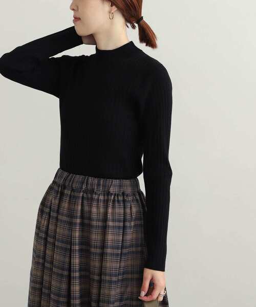 URBAN RESEARCH DOORS（アーバンリサーチドアーズ）の「ハイネックリブニット（ニット/セーター・レディース・アイボリー/ブラック/イエロー/グレー・MEDIUM）」の20枚目の写真