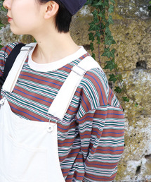 PAR ICI（パーリッシィ）の「【WEB別注】マルチボーダー ポッケロンT（Tシャツ/カットソー）」