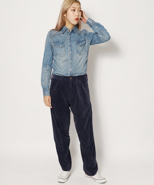 CAL O LINE（キャルオーライン）の「CAL O LINE/キャルオーライン CORDUROY COMFORT PAINTER PANTS ペインターパンツ コーデュロイ（チノパンツ・メンズ・グレー/ネイビー・M/S/L）」の20枚目の写真