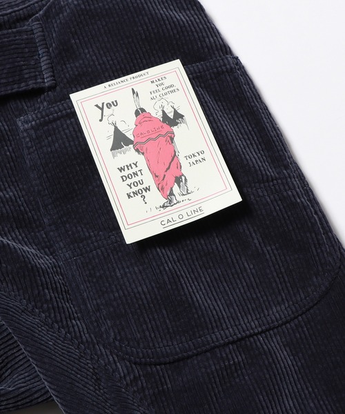 CAL O LINE（キャルオーライン）の「CAL O LINE/キャルオーライン CORDUROY COMFORT PAINTER PANTS ペインターパンツ コーデュロイ（チノパンツ・メンズ・グレー/ネイビー・M/S/L）」の12枚目の写真