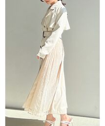 RESEXXY | レースプリーツトレンチコート(トレンチコート)