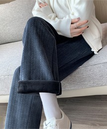 LOPASS | 【低身長向け】暖かいシュニール裏毛ワイドパンツ(その他パンツ)