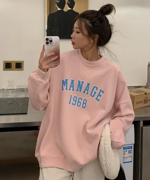 Mela(メラ)の「BIGスウェット(スウェット・レディース・イエロー/ピンク/アイボリー・M/L/XL)」の21枚目の写真
