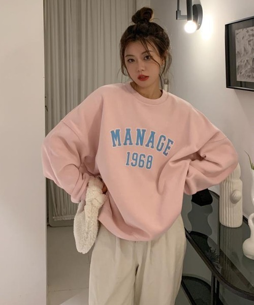 Mela(メラ)の「BIGスウェット(スウェット・レディース・イエロー/ピンク/アイボリー・M/L/XL)」の22枚目の写真