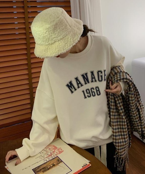 Mela(メラ)の「BIGスウェット(スウェット・レディース・イエロー/ピンク/アイボリー・M/L/XL)」の14枚目の写真