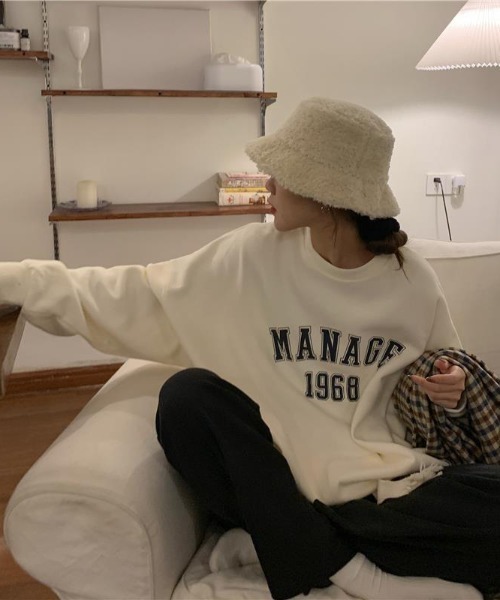 Mela(メラ)の「BIGスウェット(スウェット・レディース・イエロー/ピンク/アイボリー・M/L/XL)」の15枚目の写真