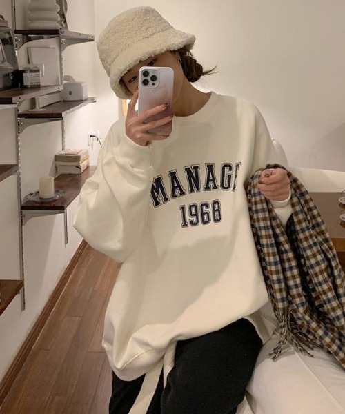 Mela(メラ)の「BIGスウェット(スウェット・レディース・イエロー/ピンク/アイボリー・M/L/XL)」の17枚目の写真