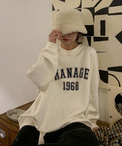Mela(メラ)の「BIGスウェット(スウェット・レディース・イエロー/ピンク/アイボリー・M/L/XL)」の18枚目の写真